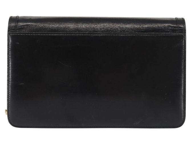 Borsa a spalla in pelle BALLY con catena, nera e dorata, autentica BA4808 Nero D'oro - vista 2