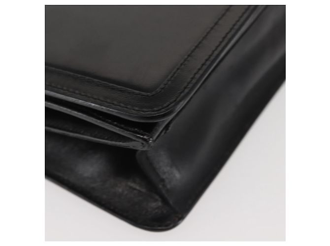 Borsa a spalla in pelle BALLY con catena, nera e dorata, autentica BA4808 Nero D'oro - vista 9