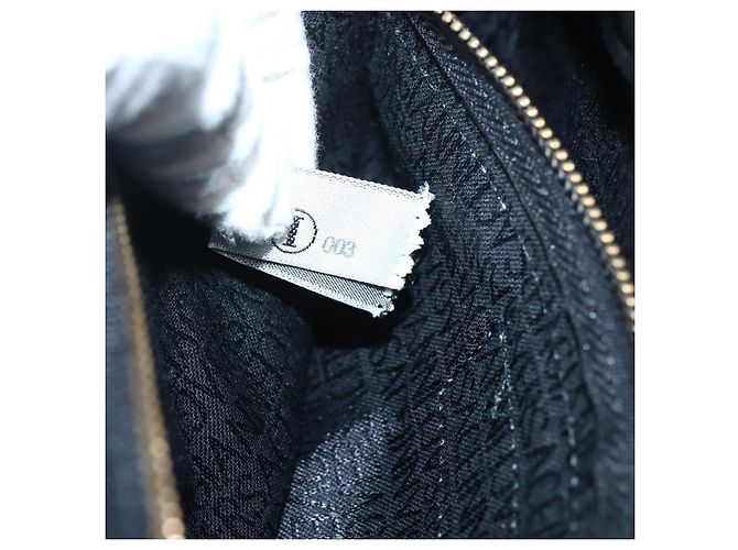 Borsa a Spalla Gianni Versace in Pelle Nera e Oro Auth BA5891 Nero D'oro - view 12