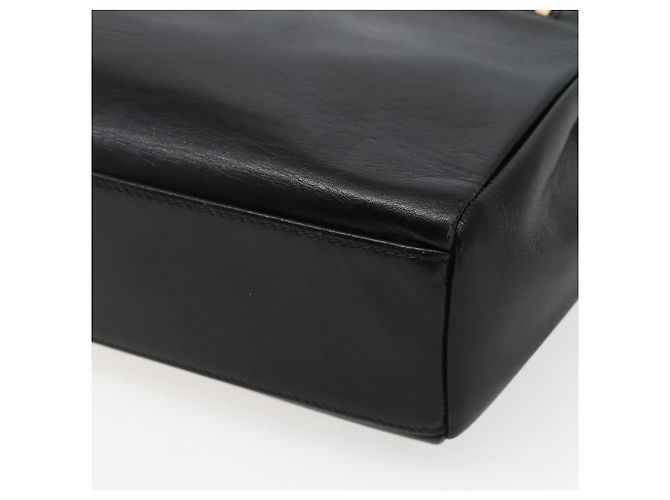 Borsa a Spalla Gianni Versace in Pelle Nera e Oro Auth BA5891 Nero D'oro - view 15