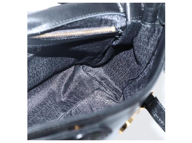 Borsa a Spalla Gianni Versace in Pelle Nera e Oro Auth BA5891 Nero D'oro - view 20