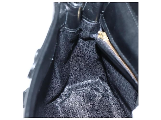Borsa a Spalla Gianni Versace in Pelle Nera e Oro Auth BA5891 Nero D'oro - view 21
