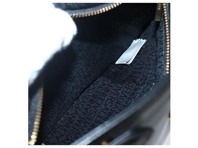 Borsa a Spalla Gianni Versace in Pelle Nera e Oro Auth BA5891 Nero D'oro - view 22