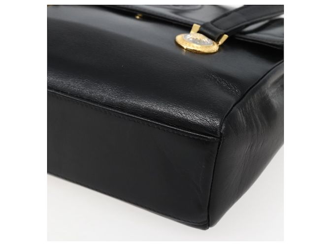 Borsa a Spalla Gianni Versace in Pelle Nera e Oro Auth BA5891 Nero D'oro - view 9