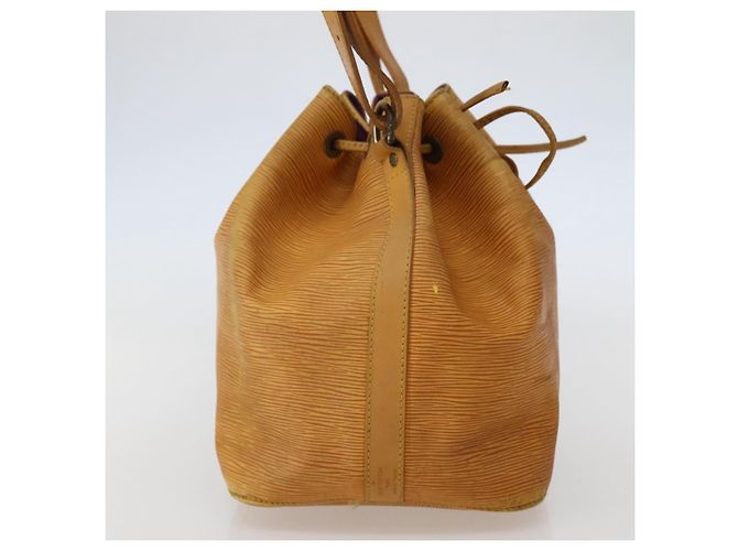 Noe LOUIS VUITTON Borsa a Spalla Petit Noé Epi Gialla M44109 LV Auth BA5660 Giallo - vista 3