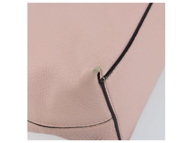 Borsa Tote in Pelle Valentino Studs Rosa Oro Auth BA5305 D'oro - vista 15