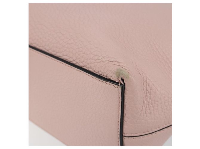 Borsa Tote in Pelle Valentino Studs Rosa Oro Auth BA5305 D'oro - vista 16