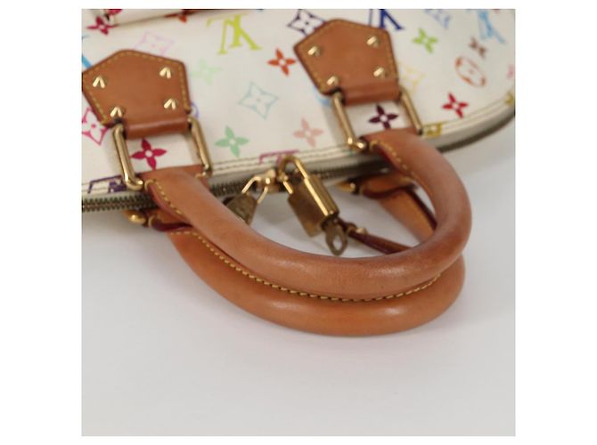 LOUIS VUITTON Monogram Multicolor Alma GM Hand Bag White M40441 LV Auth 141457V - view 7