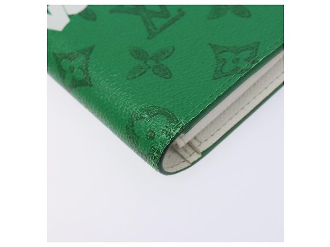 LOUIS VUITTON Monogram Portafoglio Brazza Verde M80801 LV Auth 141451 Monogramma - vista 14