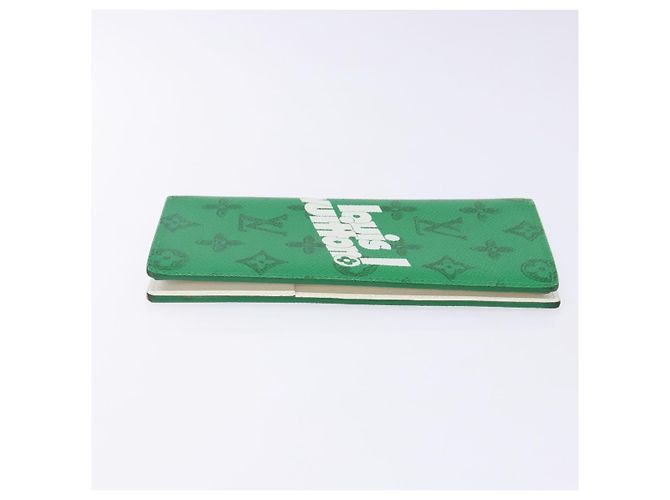 LOUIS VUITTON Monogram Portafoglio Brazza Verde M80801 LV Auth 141451 Monogramma - vista 3