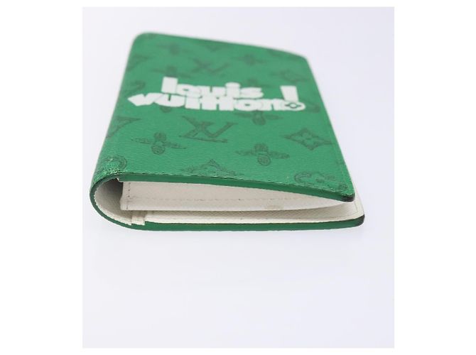LOUIS VUITTON Monogram Portafoglio Brazza Verde M80801 LV Auth 141451 Monogramma - vista 6