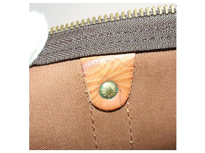 LOUIS VUITTON Borsa Boston Monogram Keepall 55 M41424 LV Auth 141304 Monogramma - vista 12