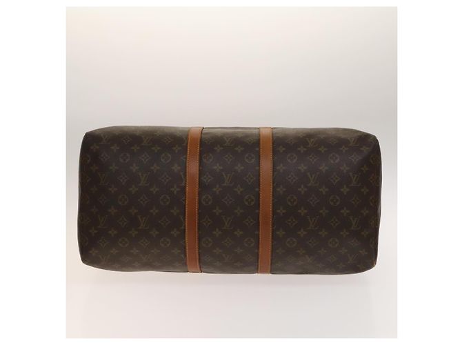 LOUIS VUITTON Borsa Boston Monogram Keepall 55 M41424 LV Auth 141304 Monogramma - vista 5