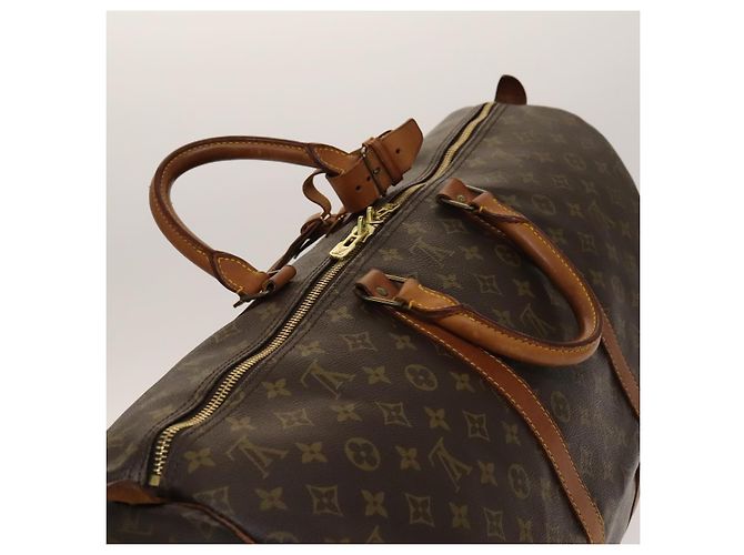 LOUIS VUITTON Borsa Boston Monogram Keepall 55 M41424 LV Auth 141304 Monogramma - vista 6