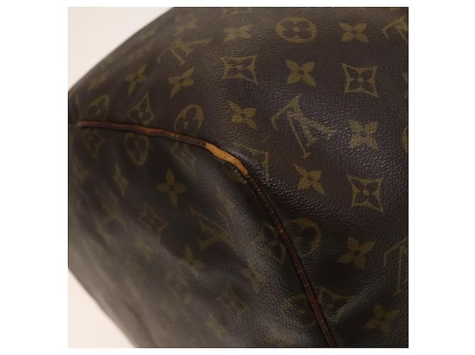 LOUIS VUITTON Borsa Boston Monogram Keepall 55 M41424 LV Auth 141304 Monogramma - vista 9
