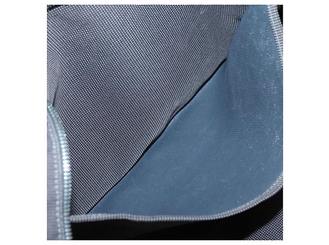 Hermès HERMES Handtasche Her Line MM Canvas Grau Silber Auth 141514 Braun - Ansicht 12