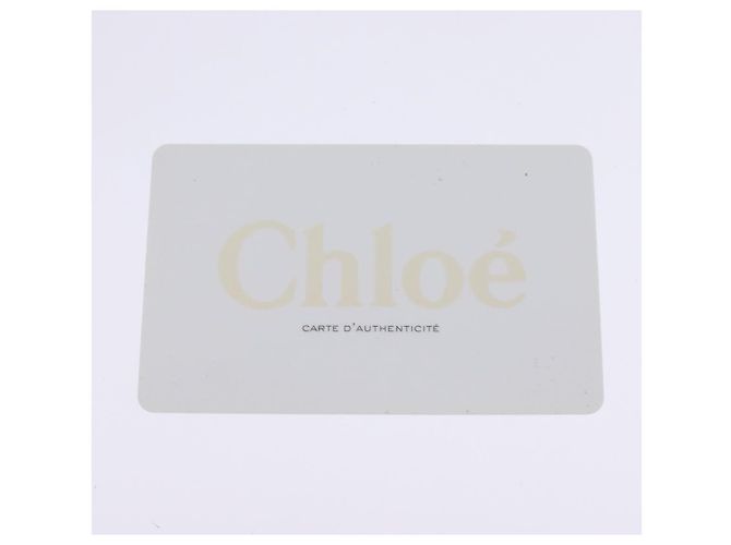 Chloé Borsa a Spalla Chloe in Pelle Arancione Oro Auth BA5902 D'oro - vista 12