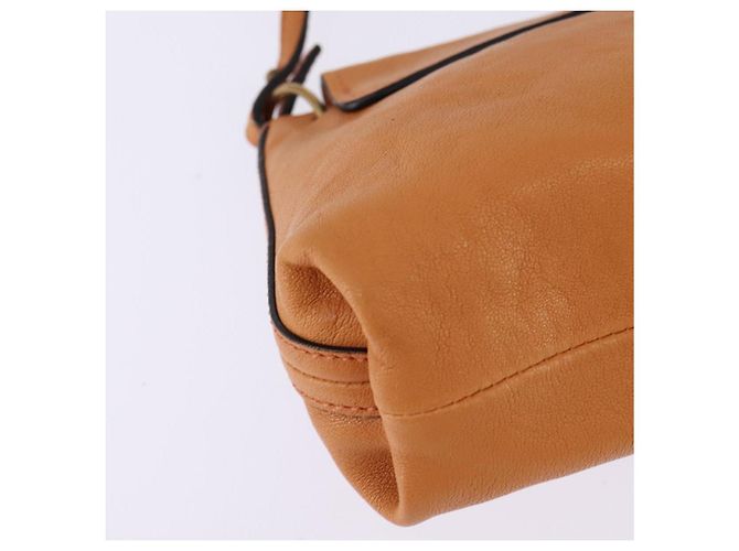 Chloé Borsa a Spalla Chloe in Pelle Arancione Oro Auth BA5902 D'oro - vista 15