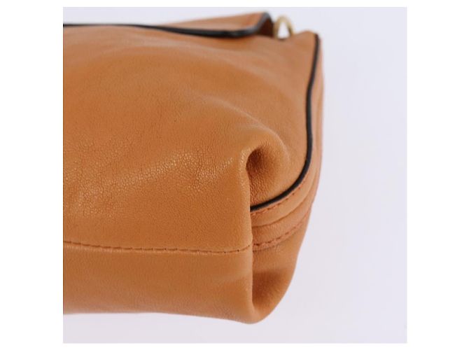 Chloé Borsa a Spalla Chloe in Pelle Arancione Oro Auth BA5902 D'oro - vista 16