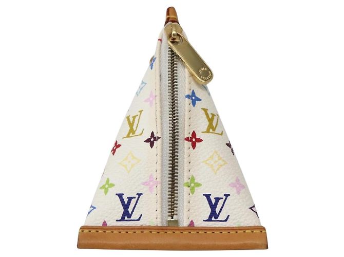 LOUIS VUITTON Monogram Multicolor Berlango Coin Purse White M58028 Auth 142348V - view 13