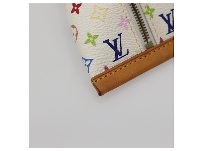 LOUIS VUITTON Monogram Multicolor Berlango Coin Purse White M58028 Auth 142348V - view 14