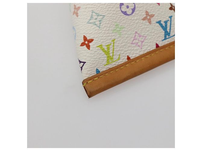 LOUIS VUITTON Monogram Multicolor Berlango Coin Purse White M58028 Auth 142348V - view 16