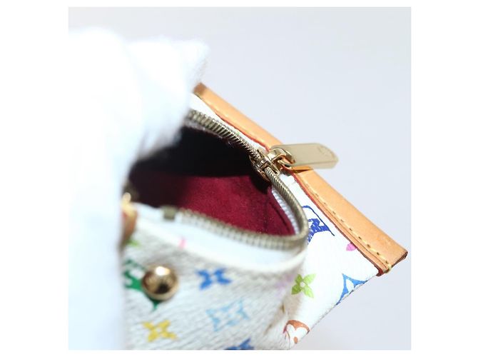 LOUIS VUITTON Monogram Multicolor Berlango Coin Purse White M58028 Auth 142348V - view 18