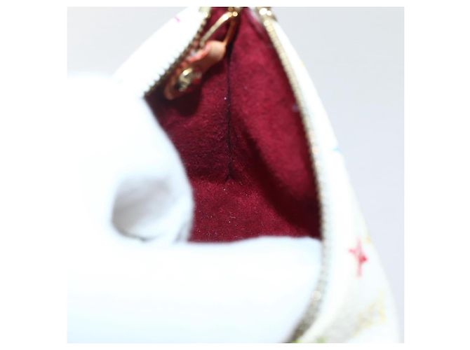 LOUIS VUITTON Monogram Multicolor Berlango Coin Purse White M58028 Auth 142348V - view 19