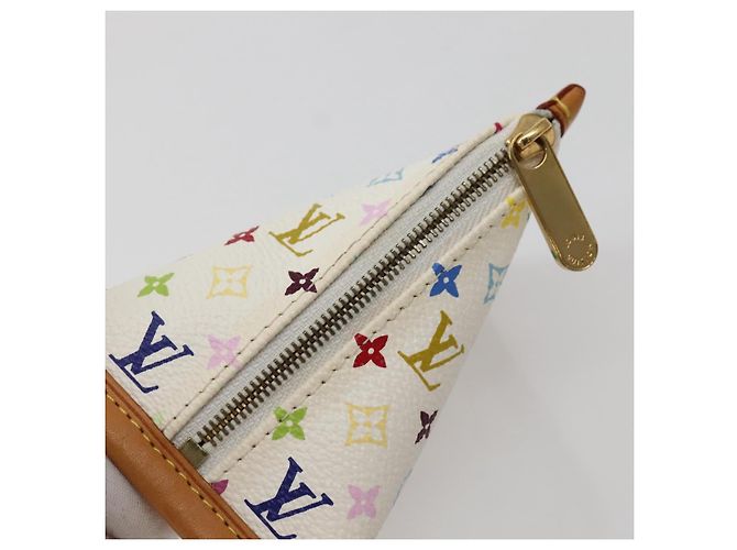 LOUIS VUITTON Monogram Multicolor Berlango Coin Purse White M58028 Auth 142348V - view 5