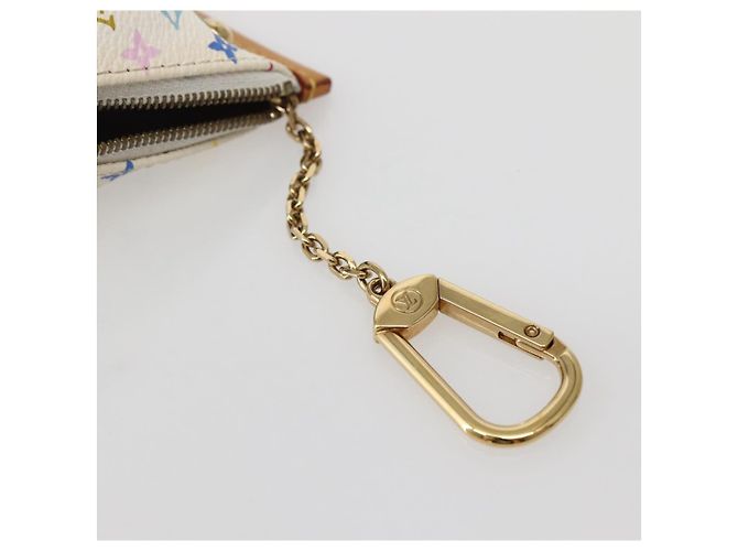 LOUIS VUITTON Monogram Multicolor Berlango Coin Purse White M58028 Auth 142348V - view 8