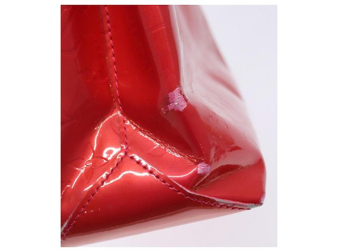 LOUIS VUITTON Borsa a Mano Monogram Vernis Wilshire PM Rose Pop M93643 Auth 141044 Rosa - vista 10