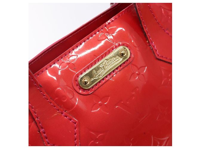 LOUIS VUITTON Borsa a Mano Monogram Vernis Wilshire PM Rose Pop M93643 Auth 141044 Rosa - vista 17