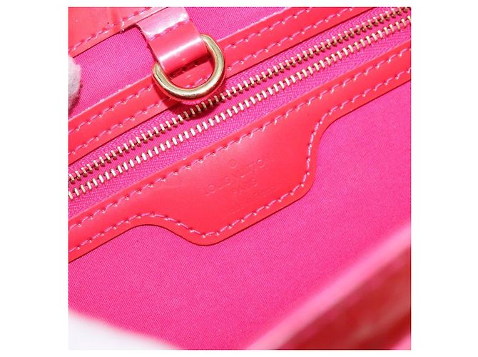LOUIS VUITTON Borsa a Mano Monogram Vernis Wilshire PM Rose Pop M93643 Auth 141044 Rosa - vista 18