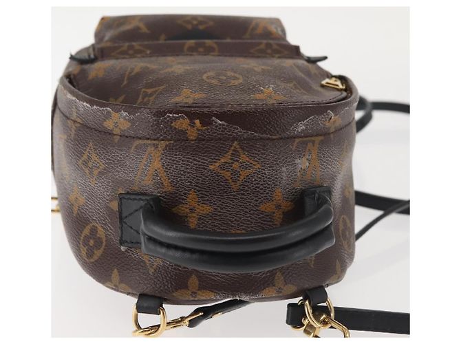 LOUIS VUITTON Monogram Palm Springs MINI Rucksack M44873 LV Auth 142640 Monogramm - Ansicht 6