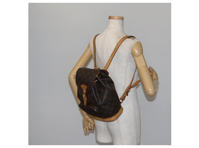 LOUIS VUITTON Zaino Monogram Montsouris MM M51136 LV Auth BA5245 Monogramma - vista 27