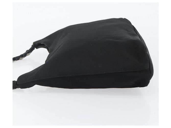 Borsa a Spalla Salvatore Ferragamo in Tela Nera Auth bs29112 Nero - vista 4