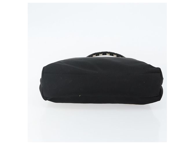 Borsa a Spalla Salvatore Ferragamo in Tela Nera Auth bs29112 Nero - vue 5
