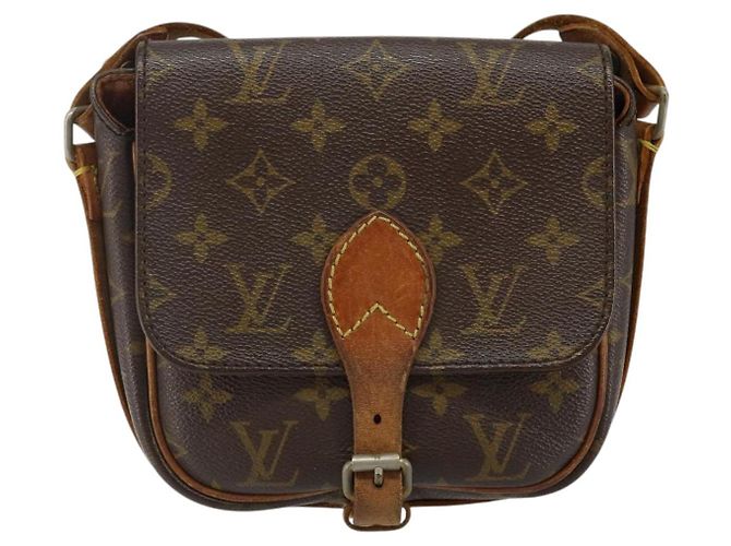 Cartouchiere LOUIS VUITTON Monogramm Cartouchière PM Tasche Vintage M51254 LV Auth 141964 - Ansicht 13