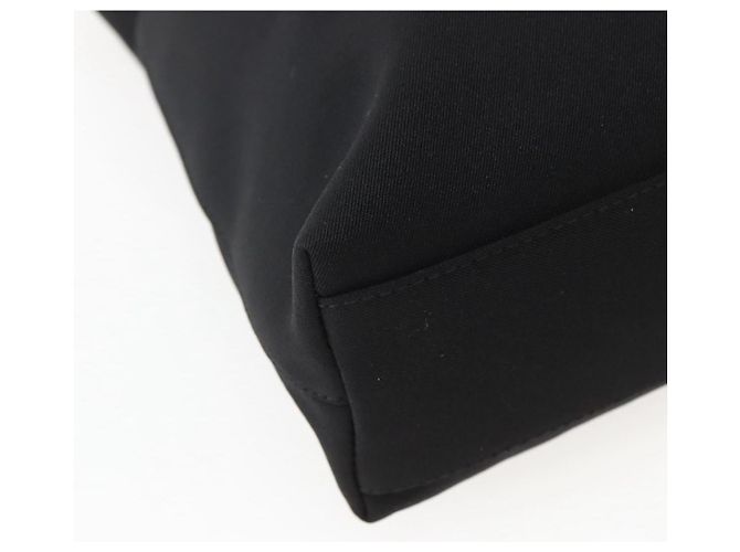 Borsa a Spalla Salvatore Ferragamo in Tela Nera Argento Autentica BA5743 - vista 16