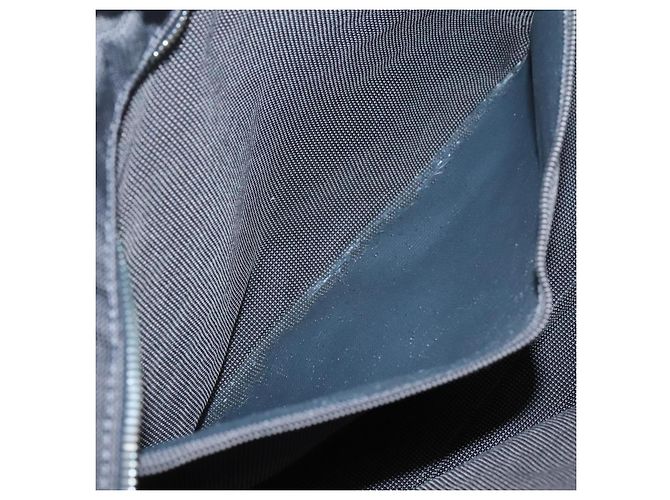 Hermès HERMES Handtasche Her Line MM Canvas Grau Silber Auth 141513 Braun - Ansicht 12