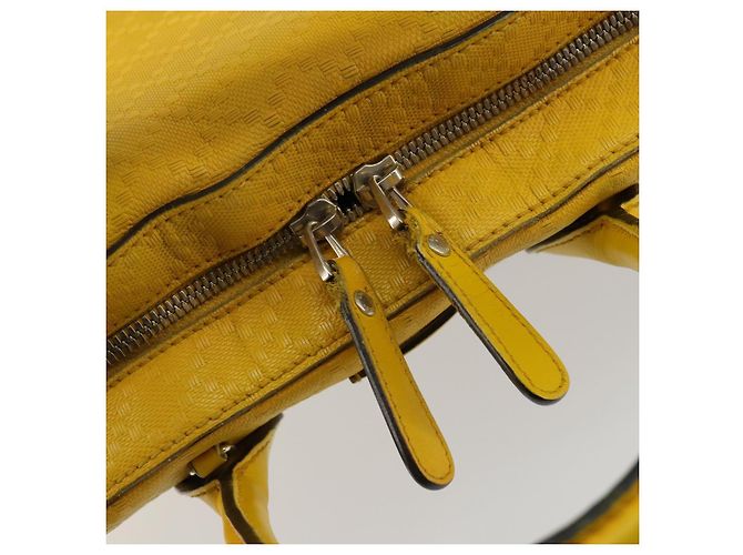 Borsa a mano in pelle Diamante GUCCI Gialla Argento 354332 Auth bs29447 Giallo - vista 10