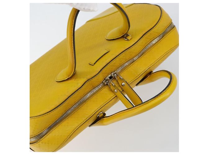 Borsa a mano in pelle Diamante GUCCI Gialla Argento 354332 Auth bs29447 Giallo - vista 6