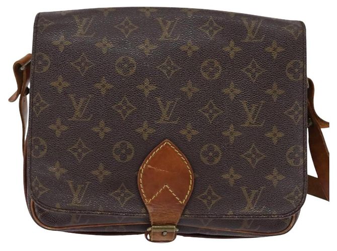 LOUIS VUITTON Borsa a Spalla Monogram Cartouchiere GM M51252 LV Auth BA6070 Monogramma - vista 13