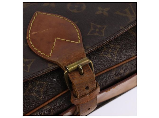 LOUIS VUITTON Borsa a Spalla Monogram Cartouchiere GM M51252 LV Auth BA6070 Monogramma - vista 9