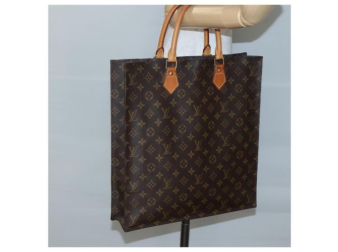 LOUIS VUITTON Borsa Sac Plat Monogram M51140 LV Auth 141088 Monogramma - vista 19