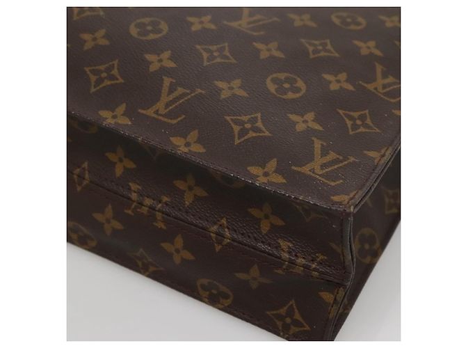 LOUIS VUITTON Borsa Sac Plat Monogram M51140 LV Auth 141088 Monogramma - vista 9