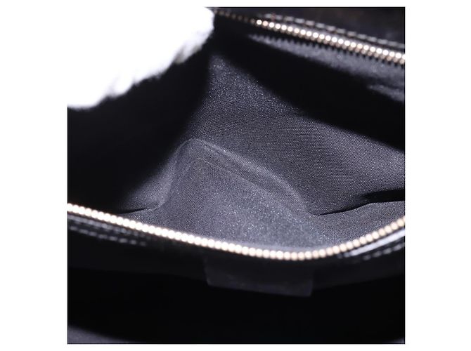 Bolso de mano de lona GG Gucci Negro Dorado Auth SW1542 - vista 21