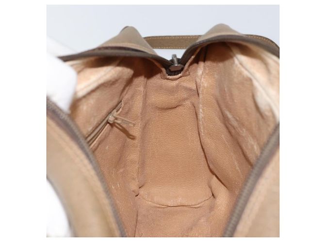 Sac à bandoulière GUCCI GG Supreme Web Sherry Line PVC Beige 119 02 088 Auth BA6080 Doré - vue 20