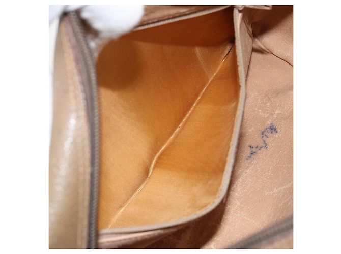 Sac à bandoulière GUCCI GG Supreme Web Sherry Line PVC Beige 119 02 088 Auth BA6080 Doré - vue 22