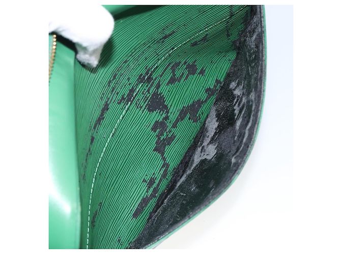 LOUIS VUITTON Borsa a Spalla Epi Trocadero 27 Verde M52314 LV Auth BA5916 - vista 11